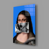 Contemporary Mona Lisa Glass Wall Art || Designer Collection.