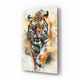 Tiger Glass Wall Art || Designer Collection.