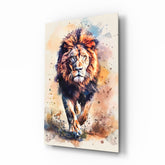 Lion Glass Wall Art || Designer Collection.