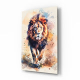 Lion Glass Wall Art || Designer Collection.
