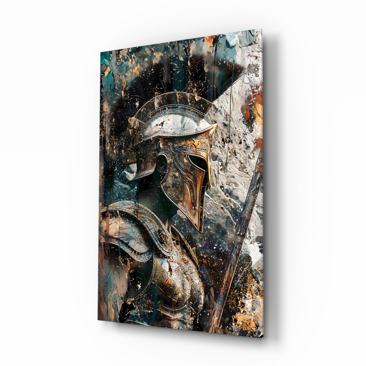 Gladiator Glass Wall Art || Designer Collection.