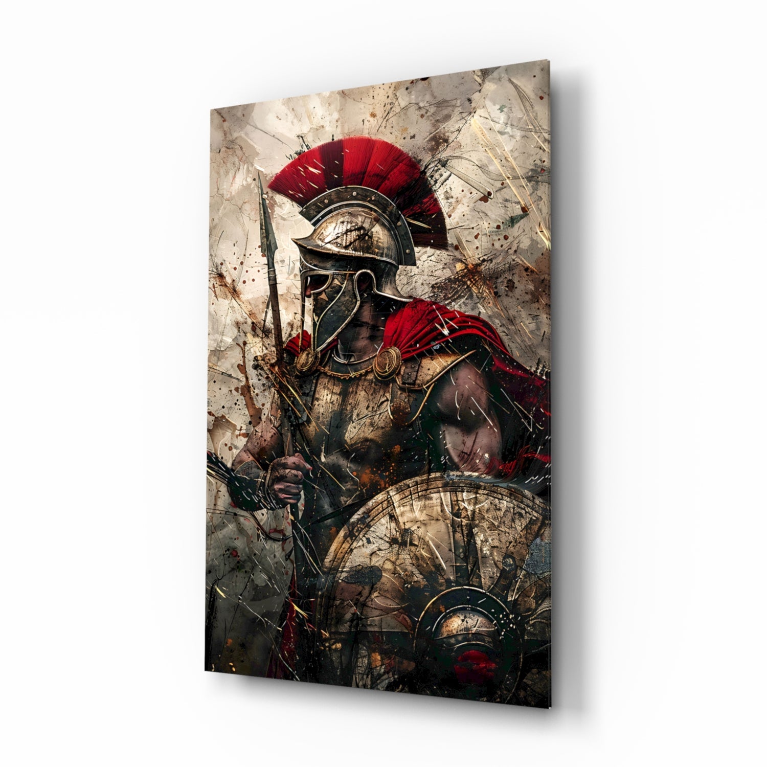 Gladiator Glass Wall Art || Designer Collection.