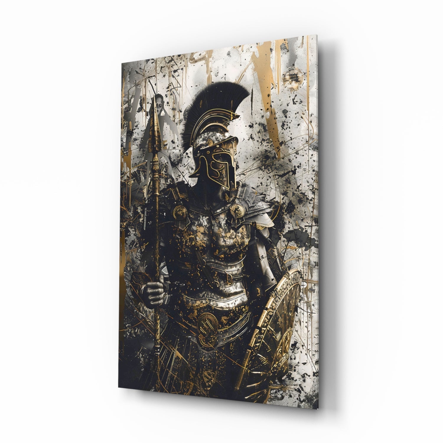 Gladiator Glass Wall Art || Designer Collection.