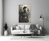 Gladiator Glass Wall Art || Designer Collection.