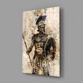 Gladiator Glass Wall Art || Designer Collection.