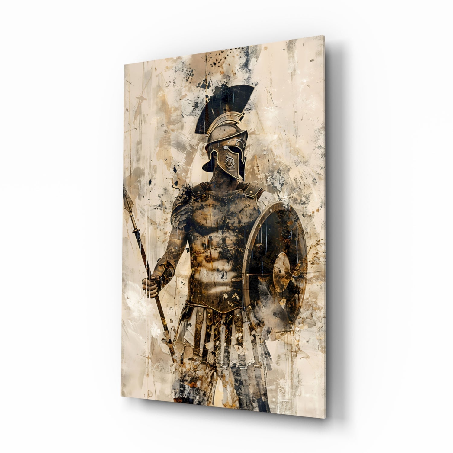 Gladiator Glass Wall Art || Designer Collection.
