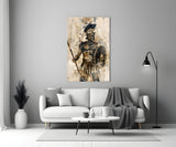 Gladiator Glass Wall Art || Designer Collection.