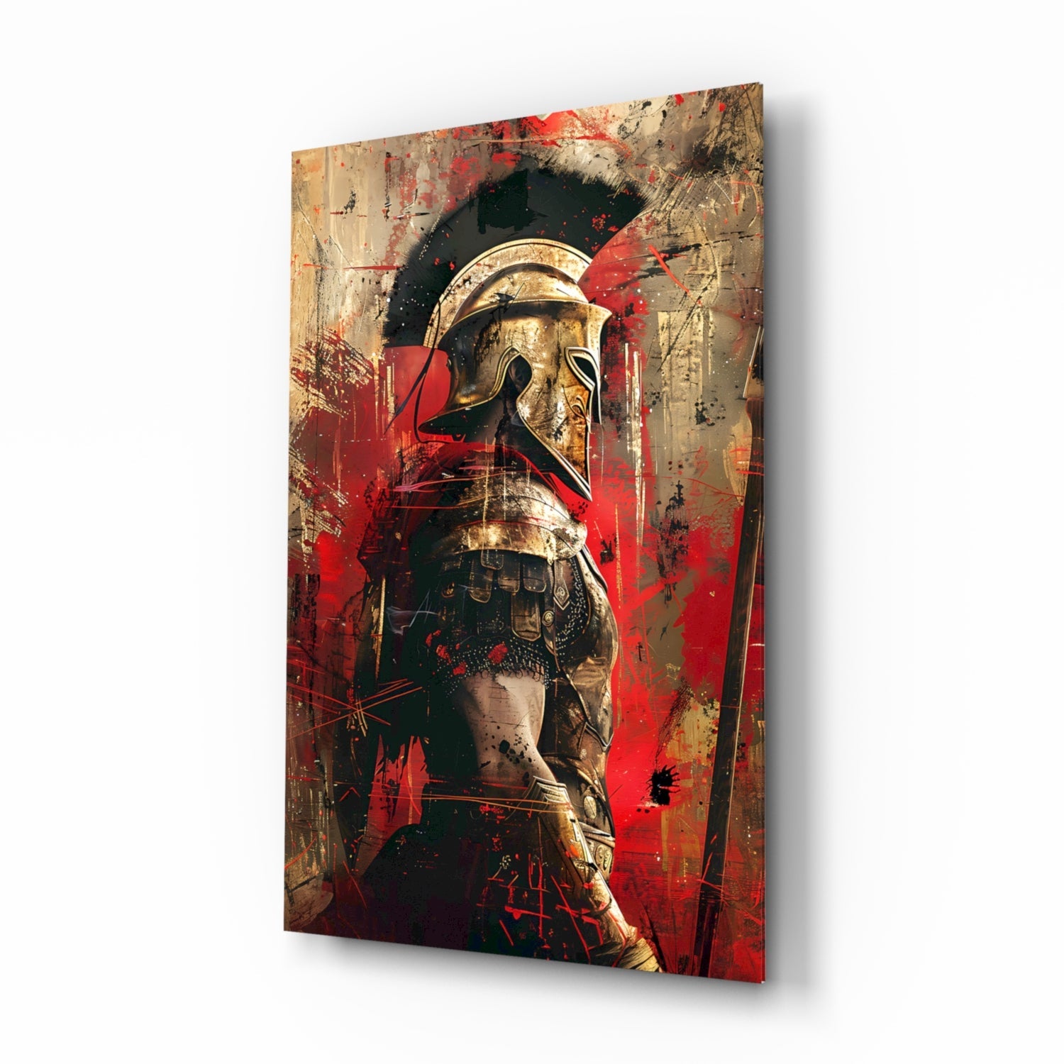 Gladiator Glass Wall Art || Designer Collection.