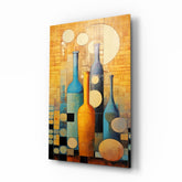 Bottles Glass Wall Art || Designer Collection.
