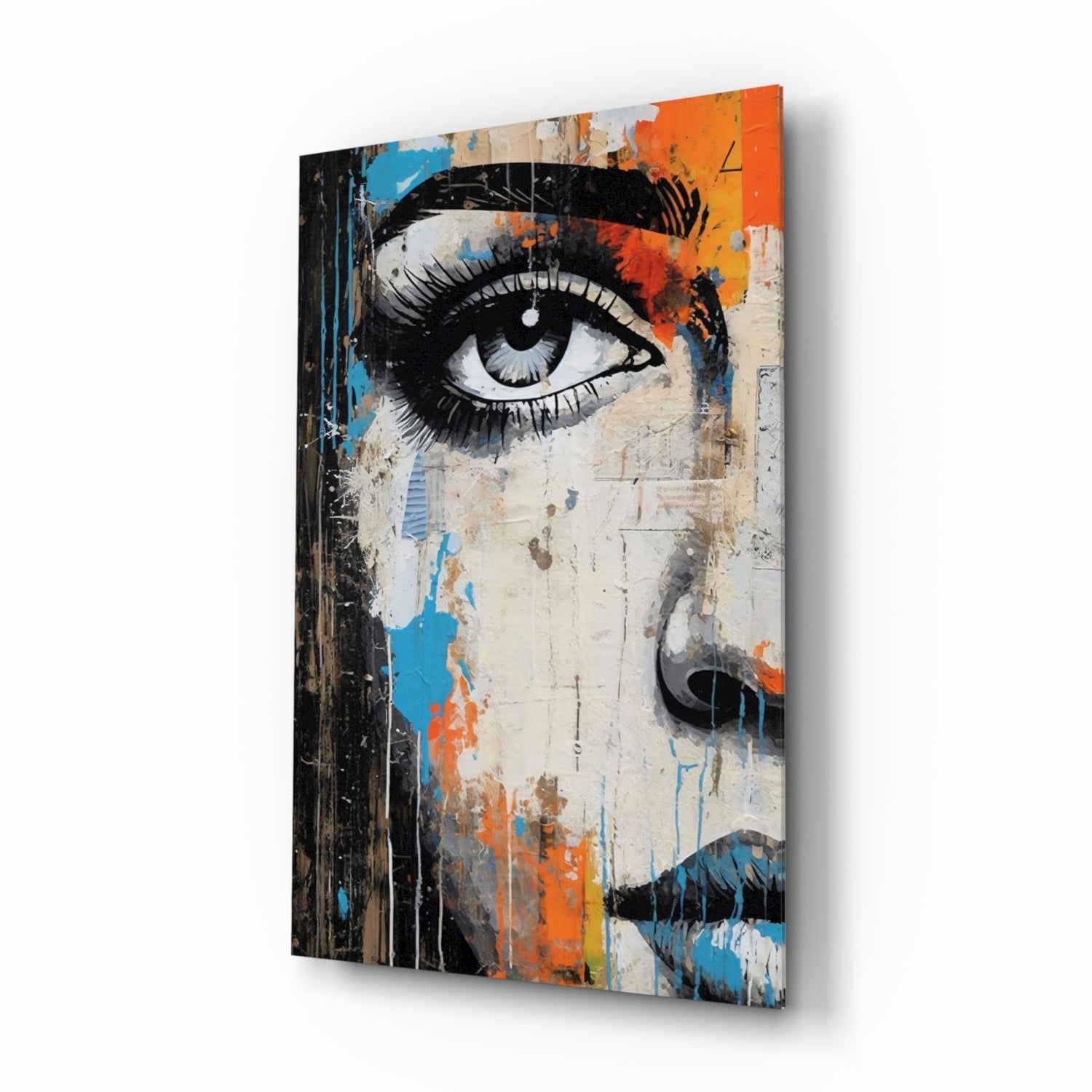 Half Portrait Glass Wall Art || Designer Collection.