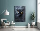 Black Panther Glass Wall Art || Designer Collection.
