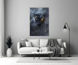 Black Panther Glass Wall Art || Designer Collection.