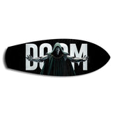 Masked Cloaked Villain Comic Glass Wall Art.