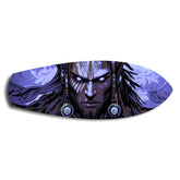 Tribal Chief Warrior Comic Glass Wall Art.