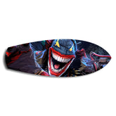 Crazy Mask Anti-Hero Comic Glass Wall Art.