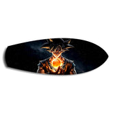 Anime Saiyan Glowing Sphere Glass Wall Art.