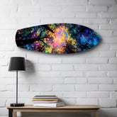 Psychedelic Forest Canopy Glass Wall Art.