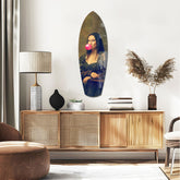 Renaissance Bubble Gum Pop Art Tempered Glass Wall Art.