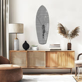 Optical Zebra Wave Lines Glass Wall Art.