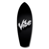 Vibe Feather Typography Minimal Glass Wall Art.