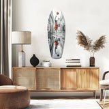 Street Basketball Glass Wall Art