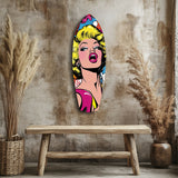 Marilyn Monroe Popart Glass Wall Art