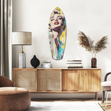 Marilyn Monroe Glass Wall Art