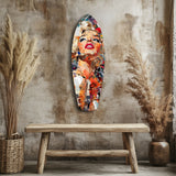 Marilyn Monroe The Shiniest Star Glass Wall Art