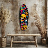 Street Soul Graffiti Skulls Glass Wall Art