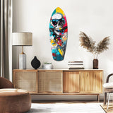 Street Soul Graffiti Skulls Glass Wall Art