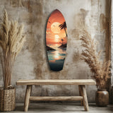 Sunset Dreams in the Ocean Glass Wall Art