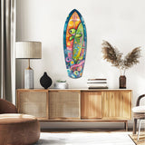 Surfer Caretta Glass Wall Art