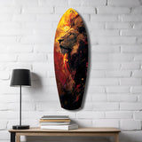 Lion Pride V6 Glass Wall Art