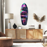 Colorful Lips V1 Glass Wall Art