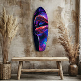 Colorful Lips V2 Glass Wall Art