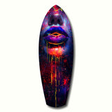 Colorful Lips V10 Glass Wall Art