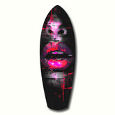 Colorful Lips V16 Glass Wall Art