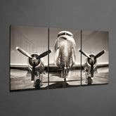 Plane Mega Glass Wall Art