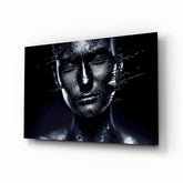 Female Portrait 35 Glass Wall Art.