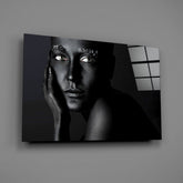 Woman Portrait 37 Glass Wall Art.