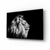 Lion Glass Wall Art.