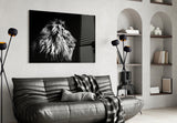 Lion Glass Wall Art.