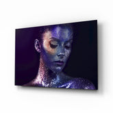 Woman Portrait 42 Glass Wall Art.