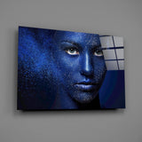 Woman Portrait 43 Glass Wall Art.