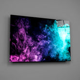 Colored Smoke Glass Wall Art.