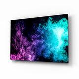 Colored Smoke Glass Wall Art.