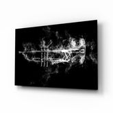 Trumpet Glass Wall Art.