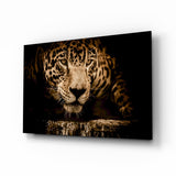 Leopard Glass Wall Art.