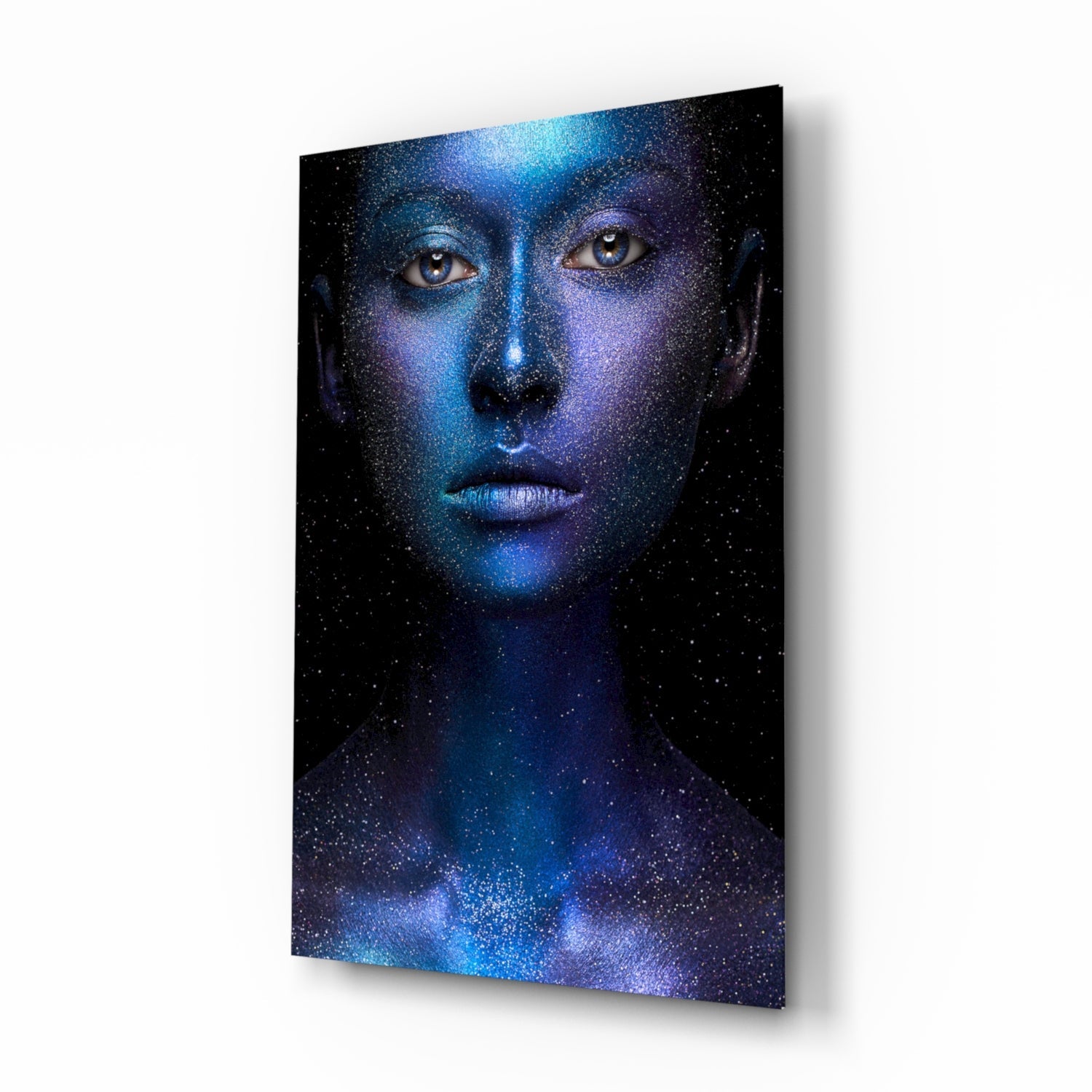 Woman Portrait Glass Wall Art.