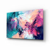 Abstract Glass Wall Art.